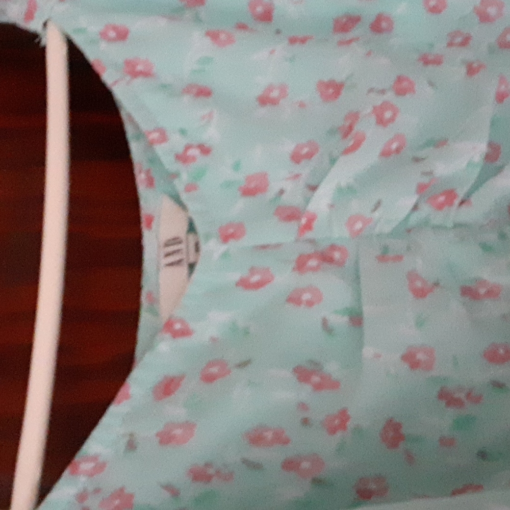 AND sz small multi tiered cottagecore midi/maxi length floral dress - Picture 2 of 6